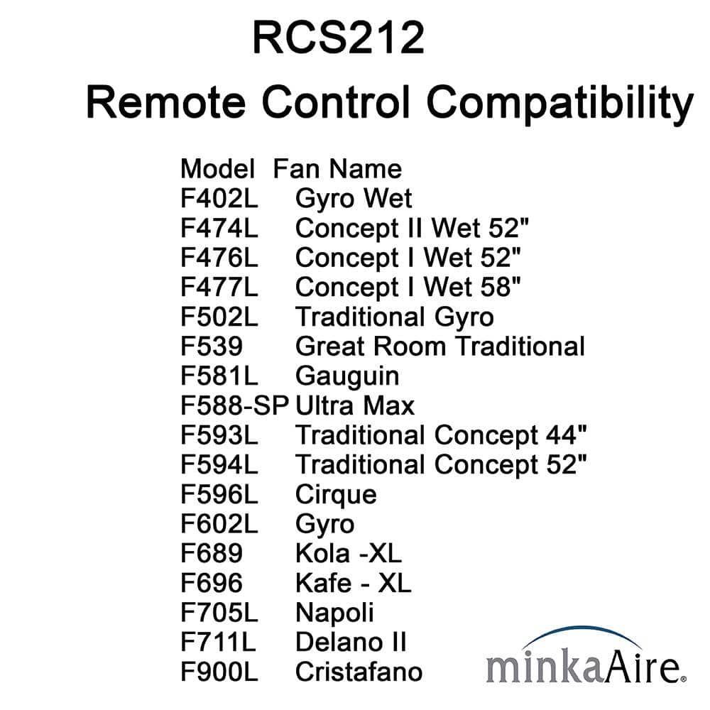 Ivory and White Wall Control System for Ceiling Fans