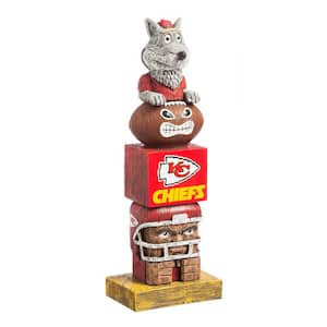 Kansas City Chiefs Tiki Totem Garden Statue