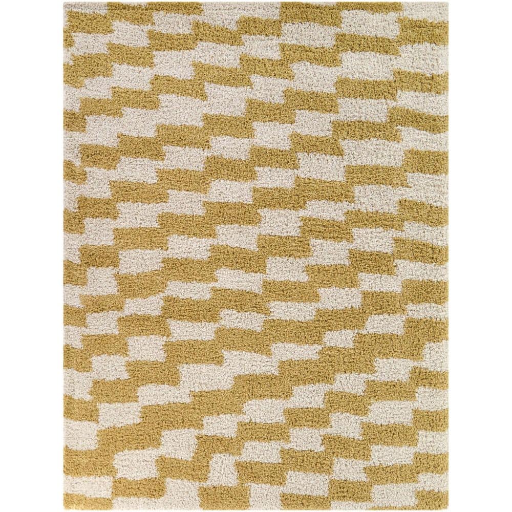 Koldewey Gold 5 ft. 3 in. x 7 ft. Striped Area Rug price history on PriceWatchPro