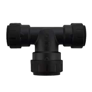ProLock 1/2 in. x 1/2 in. x 3/4 in. Push-To-Connect Plastic Reducing Tee Fitting
