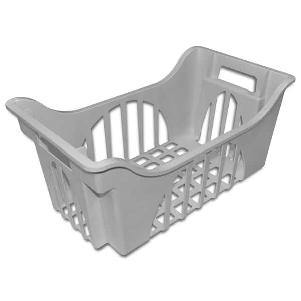 Unbranded 22.5 in. W x 12.5 in. D Freezer Basket in Gray