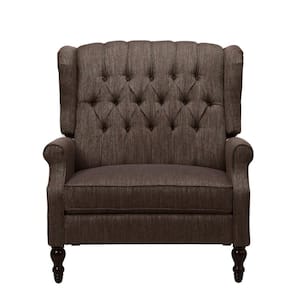 Apaloosa Brown Tufted Recliner