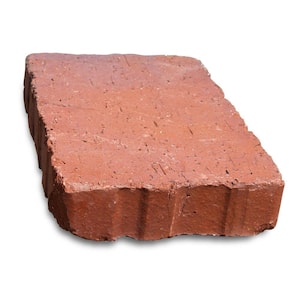 Relic 6 in. x 1.63 in. x 9 in. Clay Red Flash Paver