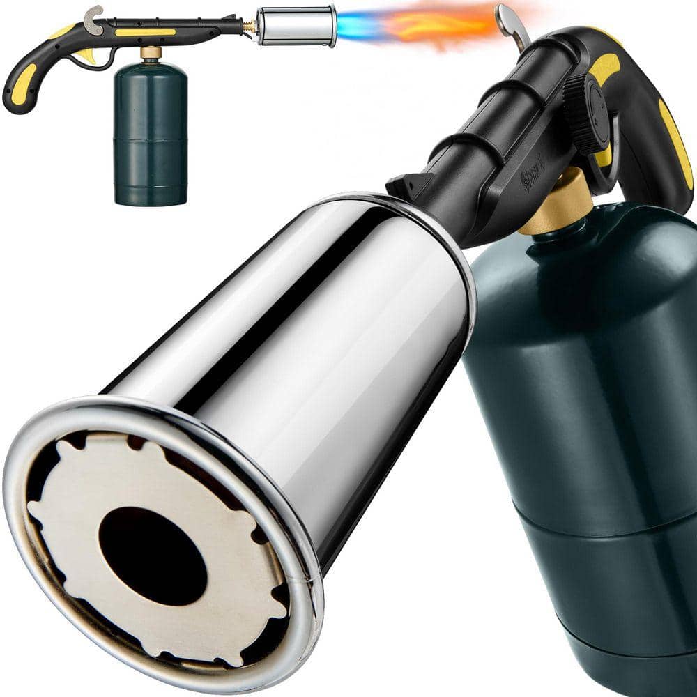JFVKAF Propane Stainless Steel Cooking Torch with Adjustable Flame