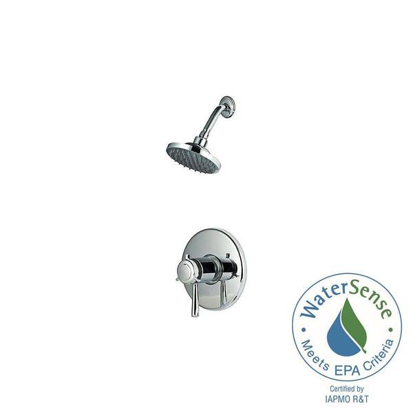 Pfister Thermostatic Shower Systems 1-Handle Shower Faucet Trim Kit in Polished Chrome (Valve Not Included)