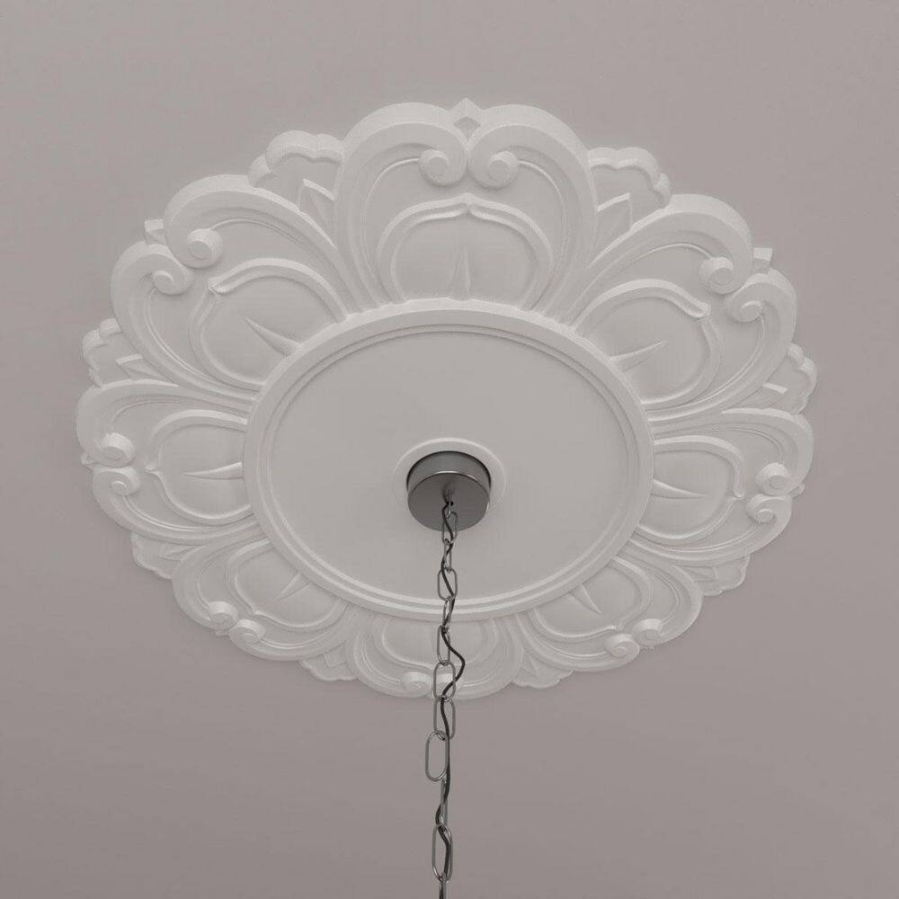 Angel White Urethane 32.25" Decorative Ceiling Medallion