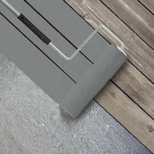 1 gal. #MS-82 Cobblestone Grey Textured Low-Lustre Enamel Interior/Exterior Porch and Patio Anti-Slip Floor Paint