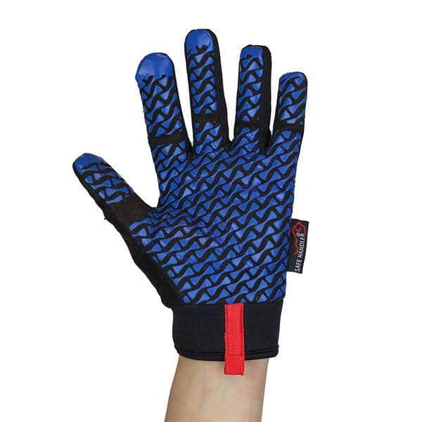 Large/X-Large, Black/Orange, Super Grip Gloves, Non-Slip Textured Palm, Hook and Loop Wrist Strap (2-Pairs)