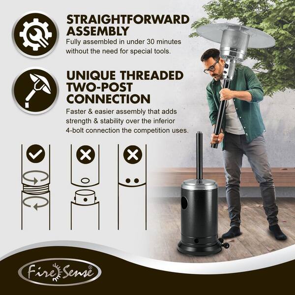 Heater Replacement Fire Sense Patio Heater Assembly Yong Shen