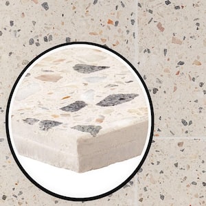 Raleigh Sonora 16.14 in. x 16.14 in. Polished Terrazzo Cement Floor and Wall Tile (3.61 sq. ft./Case)