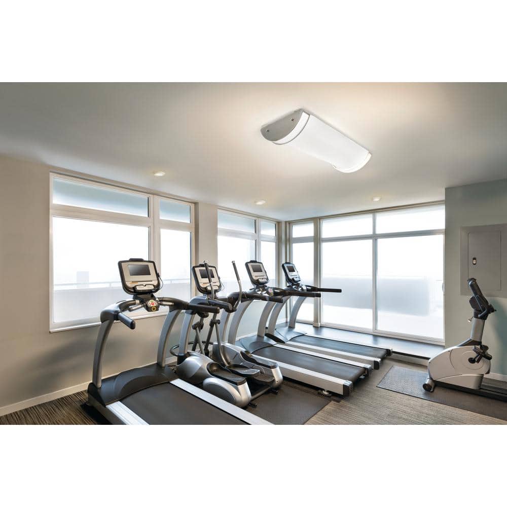 White Round LED Flush Mount Ceiling Light