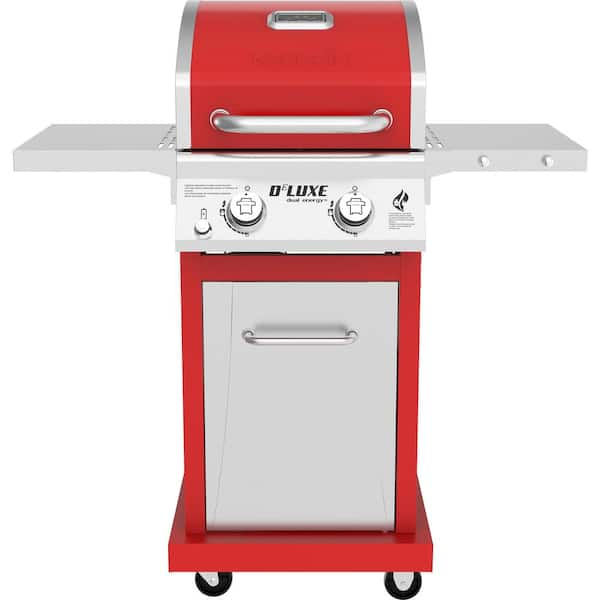 Deluxe 2-Burner Propane Gas Grill in Cover - The Home Depot