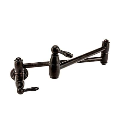 Traditional Wall-Mount Pot Filler in Oil Rubbed Bronze