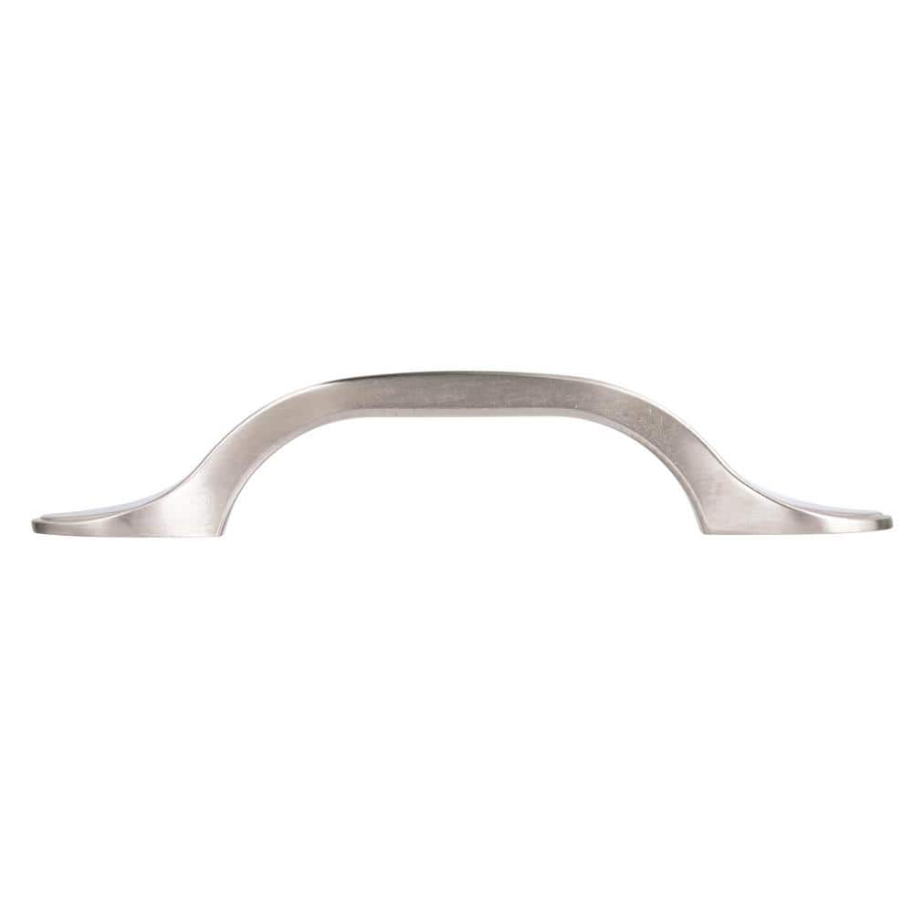 5-Inch Brushed Nickel Traditional Cabinet Pull with Mounting Hardware