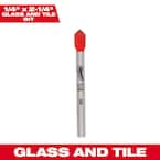 Milwaukee 1 4 in. Carbide Tipped Glass and Tile Drill Bit 48 20