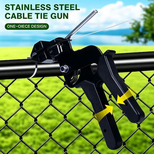 xinyoec Black Coated Stainless Steel Cable Tie Tool Kit with 11.8 xinyoec Black Coated Stainless Steel Cable Tie Tool Kit with 11.8
