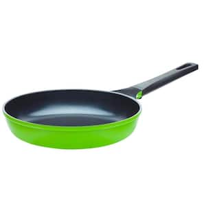 8 in. Aluminum Ceramic Nonstick Frying Pan in Green with Bakelight Handle