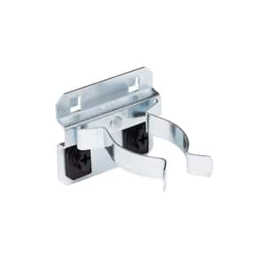1-1/2 in. - 2-3/4 in. Hold Range 3-3/4 in. Projection Steel Extended Spring Clip for LocBoard (5-Pack)