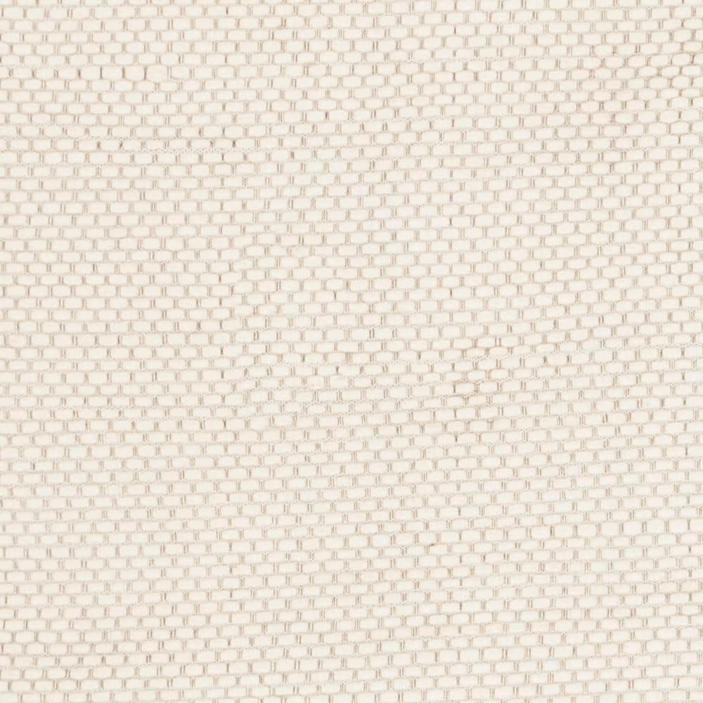 Ivory Braided Handwoven Wool Runner Rug