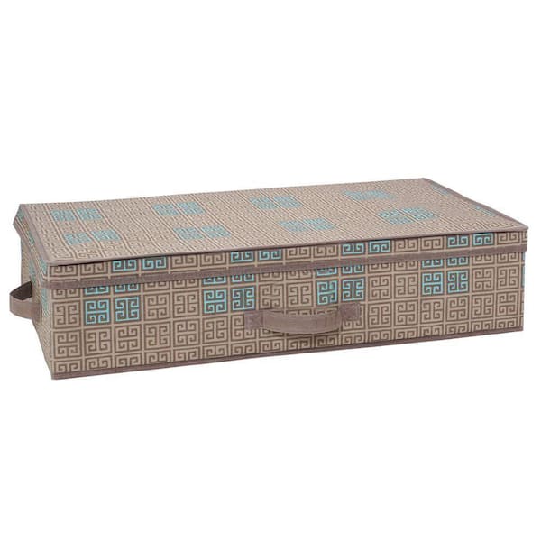 Seda France Under-the-Bed Polypropylene Storage Box in Cameo Key Taupe