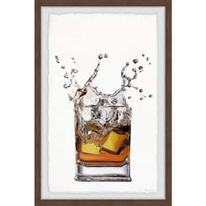 "Whiskey and Ice" by Marmont Hill Framed Drink Art Print 18 in. x 12 in.