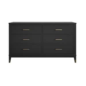 Westerleigh 6-Drawer Dresser, Black