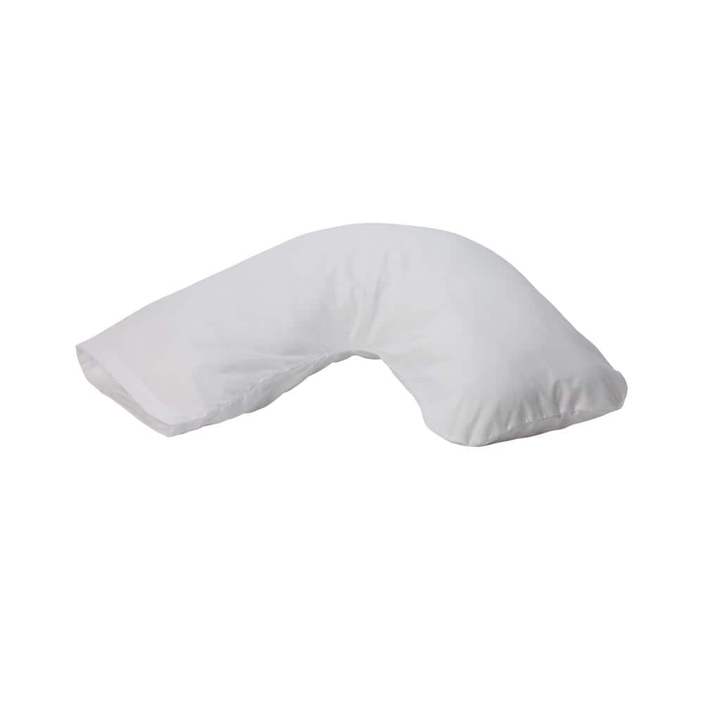White Hypoallergenic U-Shape Orthopedic Body Pillow