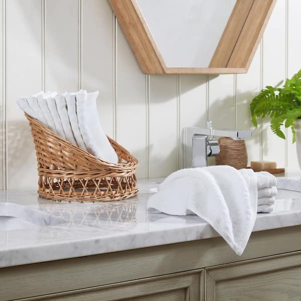 Tommy Bahama Northern Pacific 12-Piece White Cotton Wash Towel Set