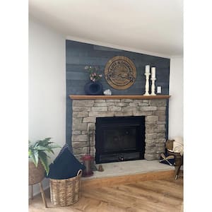 1/8 in. x 4 in. x 12-42 in. Peel and Stick Blue Gray Wooden Decorative Wall Paneling (20 sq. ft./Box)