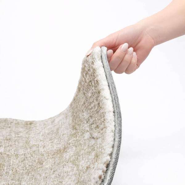 Dream Shag Premium Machine Washable Abstract ADS634 Beige 8 ft. x 10 ft. Area Rug