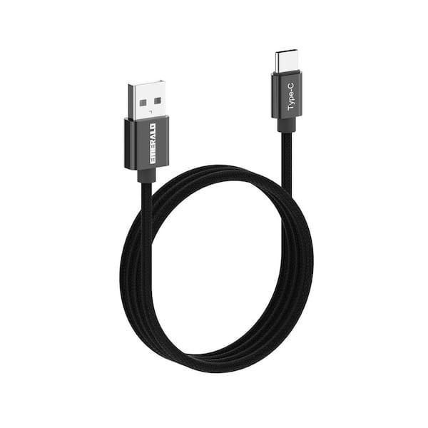 6 ft Braided Type C to Standard USB Charging Cable
