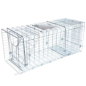 Answer Single Door Live Animal Cage Trap for Medium to Large Size Pests Steel Wire