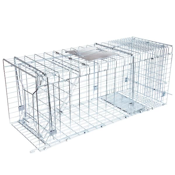 Answer Single Door Live Animal Cage Trap for Medium to Large Size Pests Steel Wire