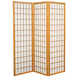 5 ft. Honey 3-Panel Room Divider