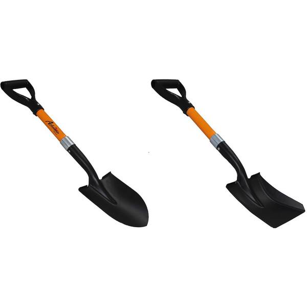Ashman Online Assorted Round and Square Shovels 27 in. L with D