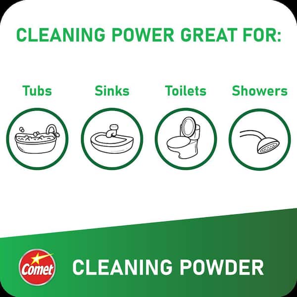 21 oz. All Purpose Abrasive Powder Cleaner with Bleach, Lemon