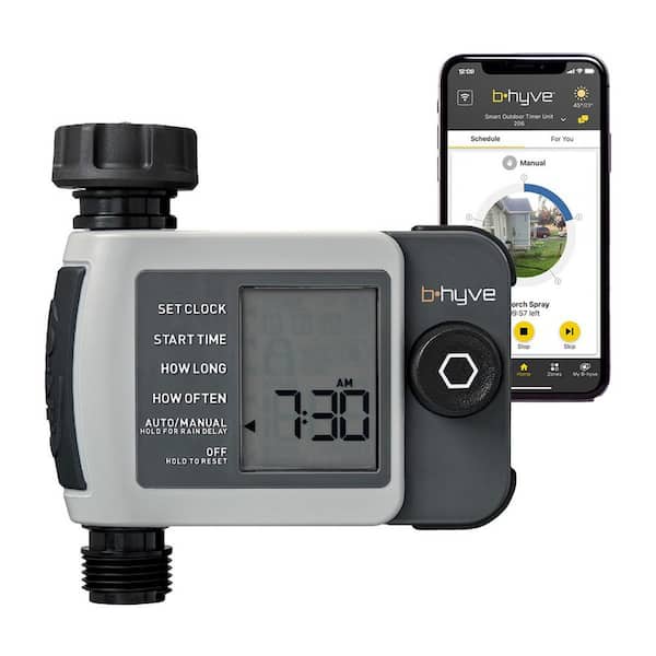 B-hyve XD Bluetooth 1-Outlet Hose Watering Timer Sprinkler Timer