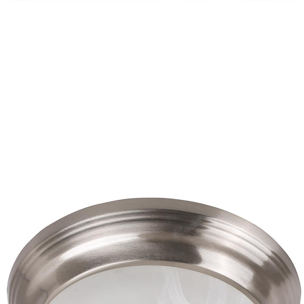 Brushed Nickel 12" LED Flush Mount Ceiling Light