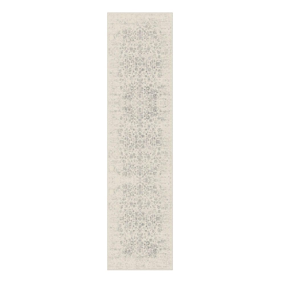 Backyard Garden Gray 2 ft. x 8 ft. Vintage Distressed Washable Runner Rug price history on PriceWatchPro