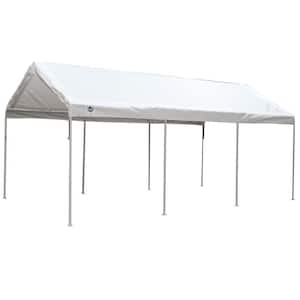 10 ft. W x 20 ft. D 8-Leg Universal Canopy in White