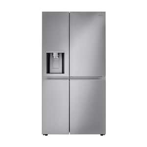 LG 27 cu. ft. Side by Side Smart Refrigerator w/ Craft Ice, External Ice  and Water Dispenser in PrintProof Stainless Steel LHSXS2706S - The Home  Depot