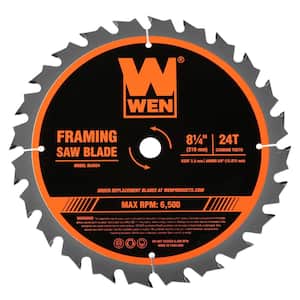 8.25 in. 24-Tooth Carbide-Tipped Circular Saw Blade for Framing