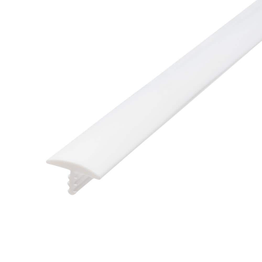 1/2 in. White Flexible Polyethylene Center Barb Hobbyist Pack Bumper Tee Mo