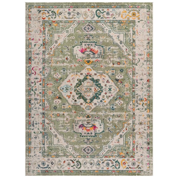 Madison 6 ft. x 9 ft. Sage/Ivory Oriental Area Rug