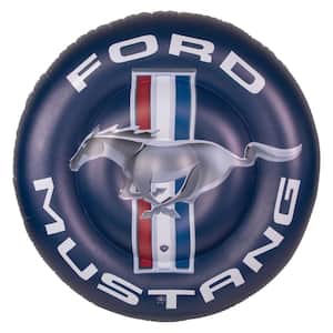 46 in. Inflatable Round Ford Mustang Pool Float