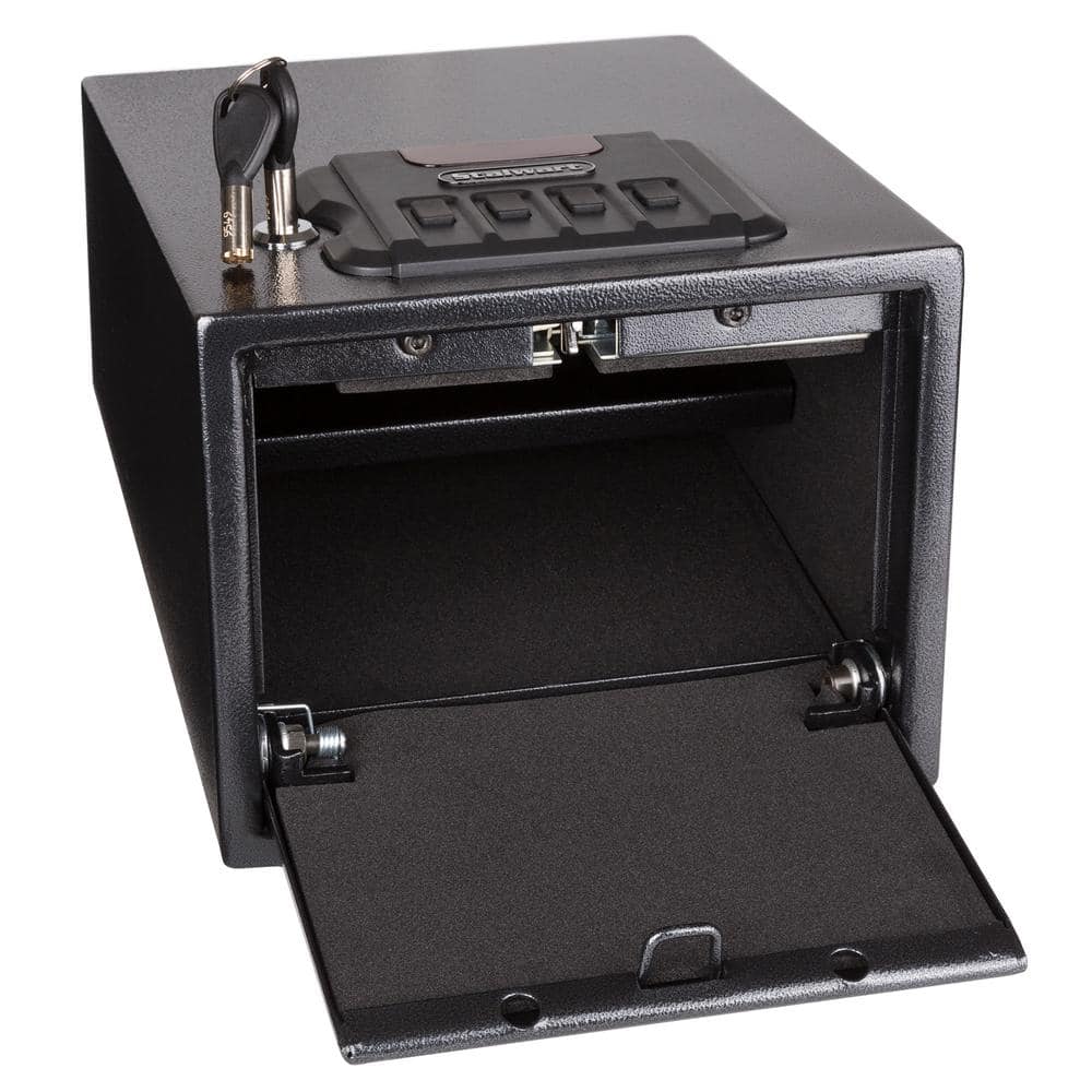 Small Black Steel Digital Gun Safe with Electronic Lock