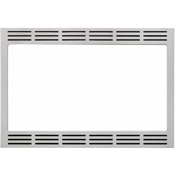Panasonic 27 in. Wide Trim Kit for Panasonic's 2.2 cu. ft. Microwave Ovens in Stainless Steel