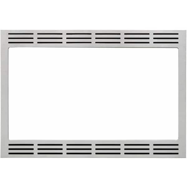 27 in. Wide Trim Kit for Panasonic's 2.2 cu. ft. Microwave Ovens in Stainless Steel