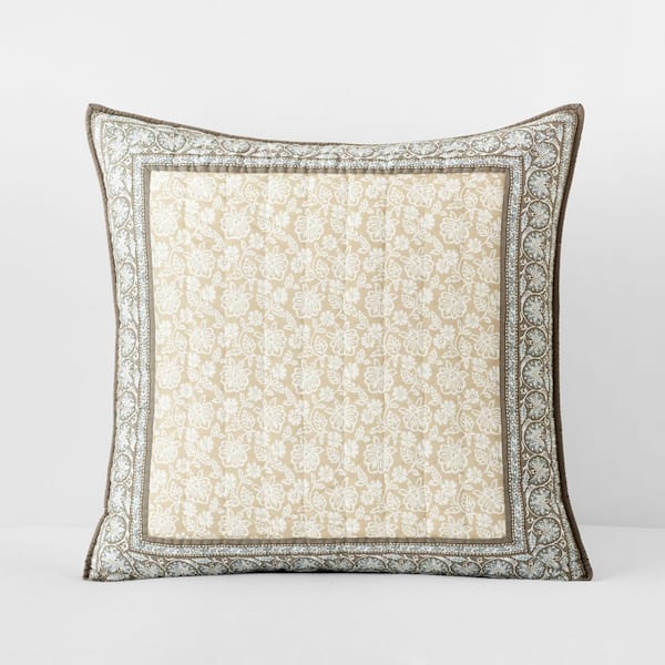 The Company Store Company Cotton Odesa Patchwork Multi Cotton Euro Sham