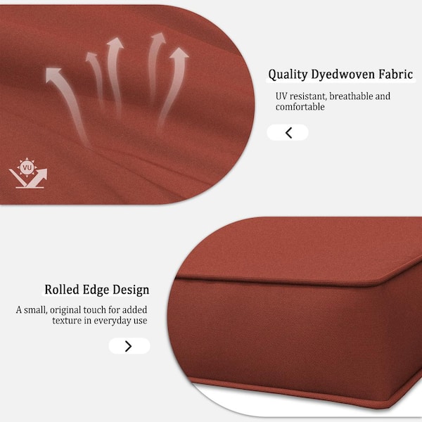 WNP 14-Piece Patio Cushion Covers Replacement with Zipper